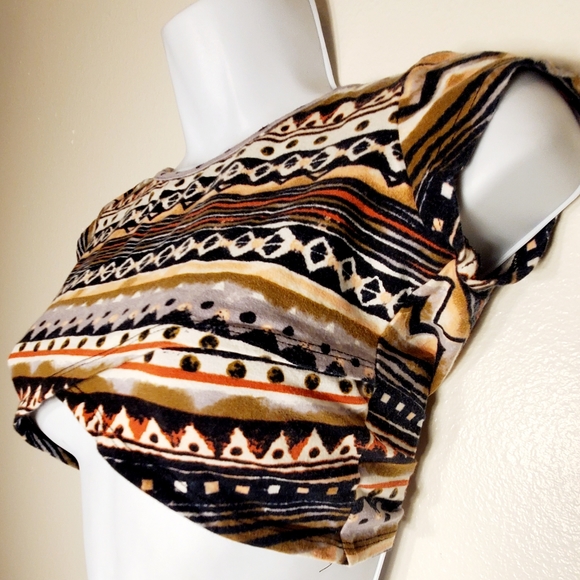 NO NAME MULTI-COLOR CROP TOP - Picture 2 of 3